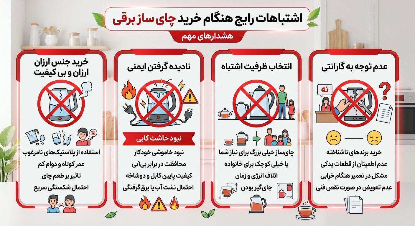 اشتباهات رایج در خرید چای ساز روهمی